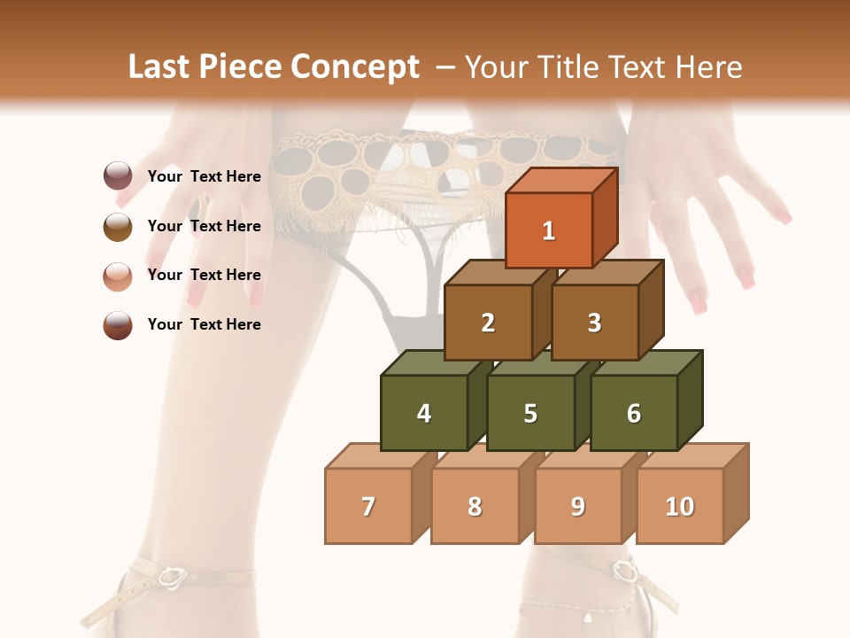 Underwear Black High PowerPoint Template
