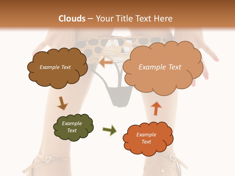 Underwear Black High PowerPoint Template