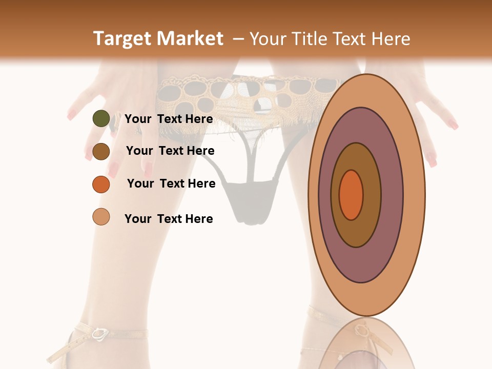 Underwear Black High PowerPoint Template