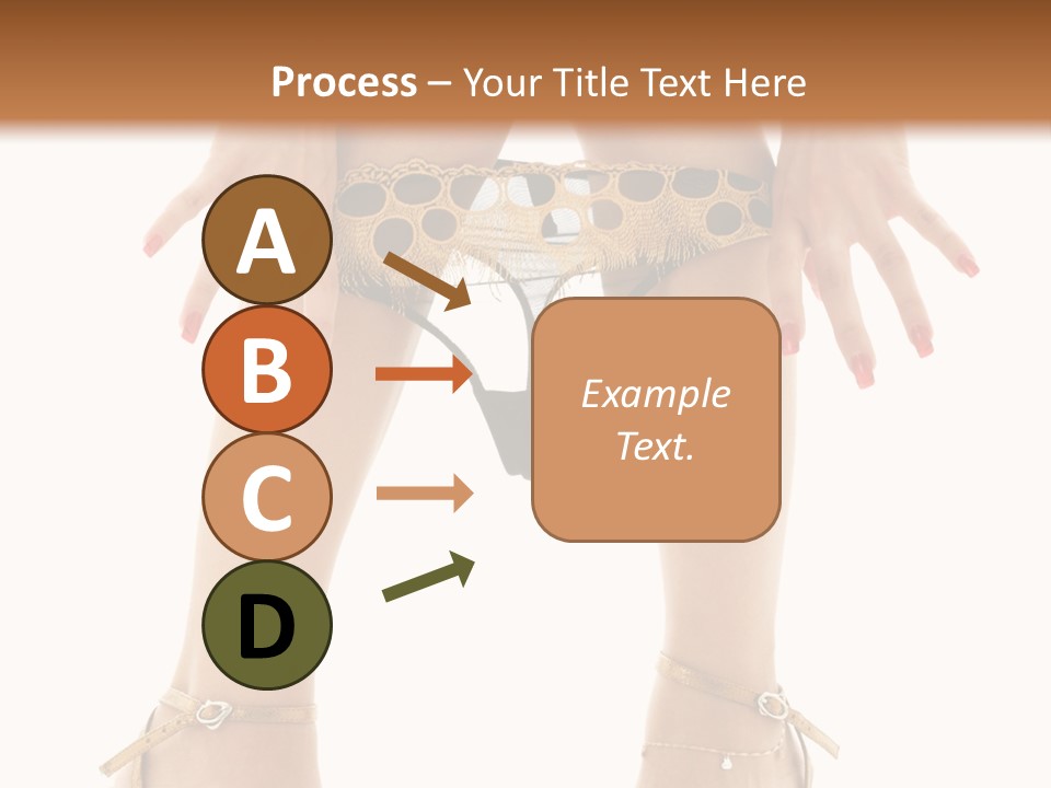 Underwear Black High PowerPoint Template