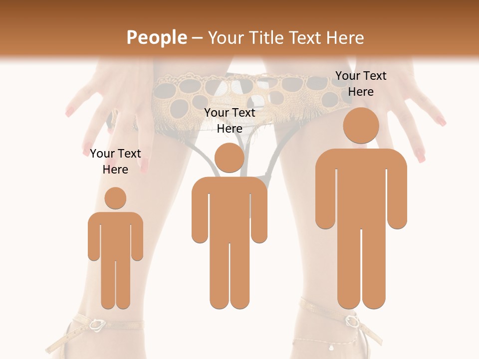 Underwear Black High PowerPoint Template