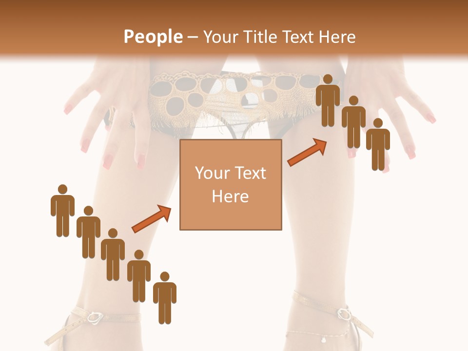 Underwear Black High PowerPoint Template