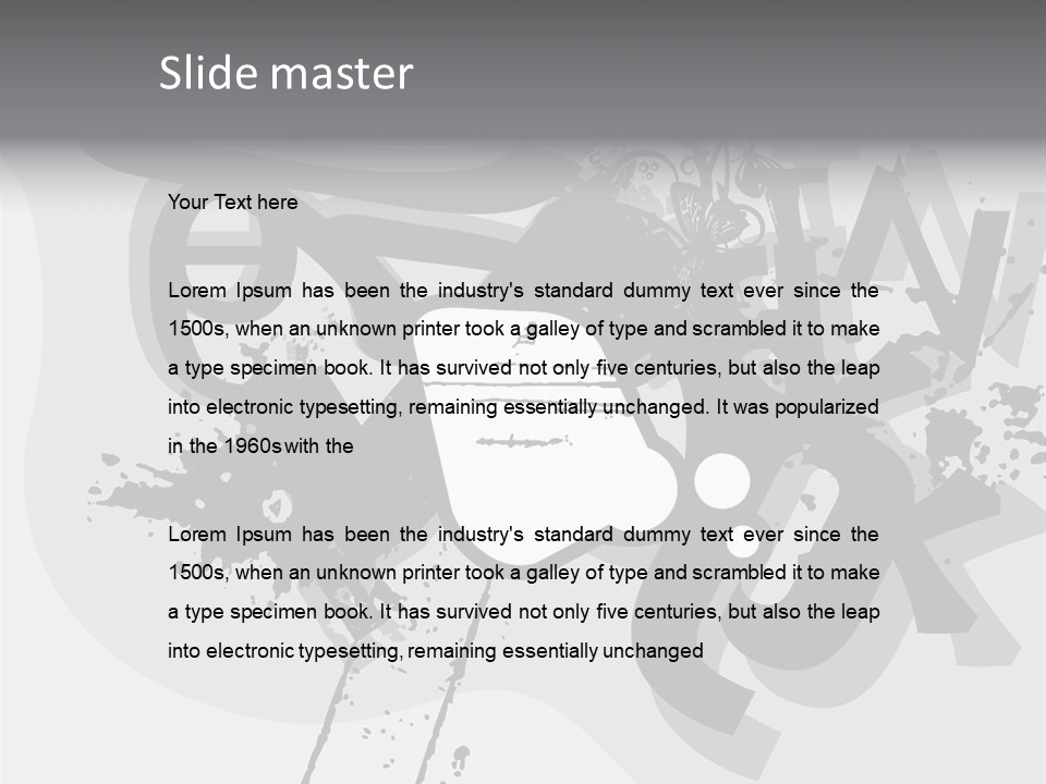 Lights Snowflakes Ornaments PowerPoint Template