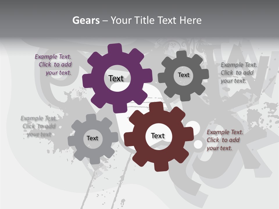 Lights Snowflakes Ornaments PowerPoint Template