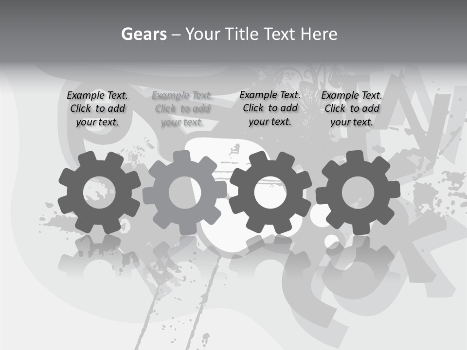 Lights Snowflakes Ornaments PowerPoint Template