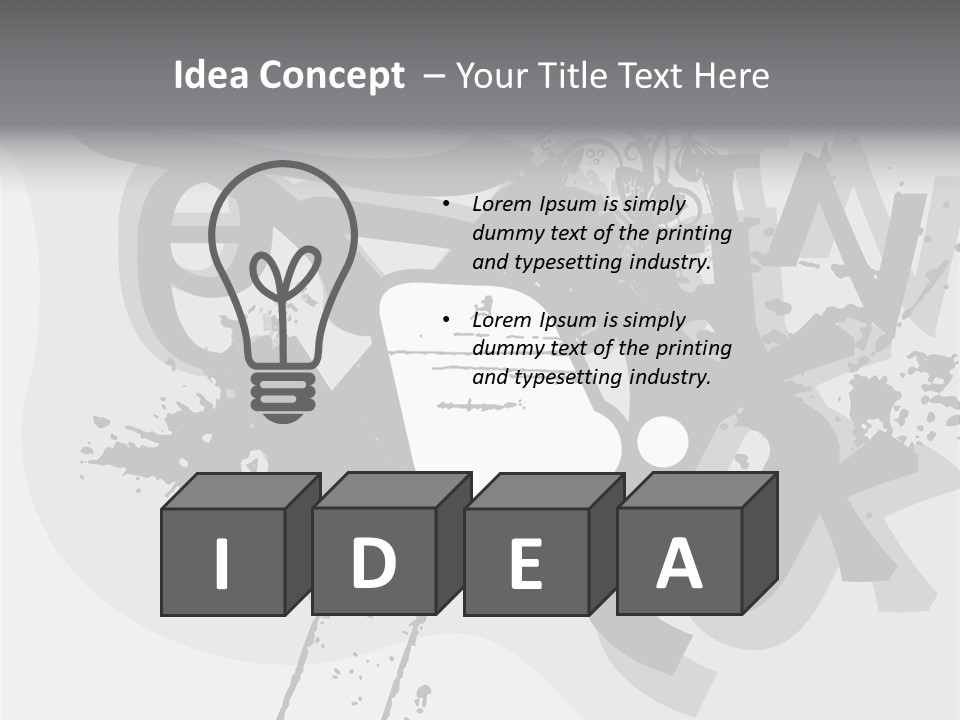 Lights Snowflakes Ornaments PowerPoint Template