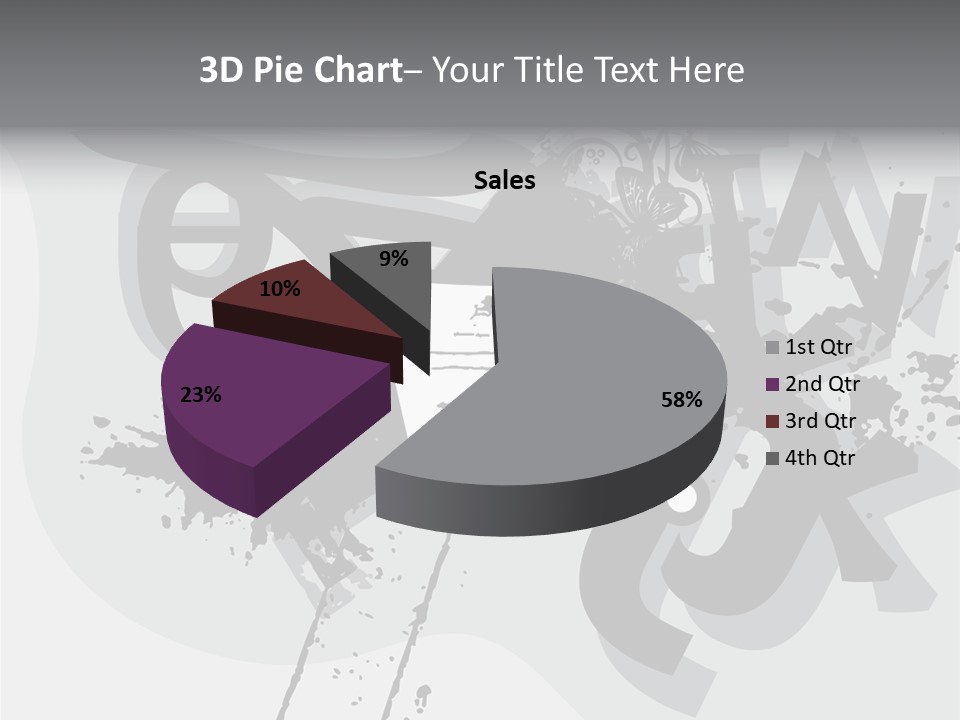 Lights Snowflakes Ornaments PowerPoint Template