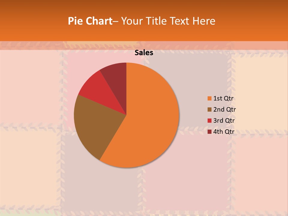 Sewn Tan Brown PowerPoint Template