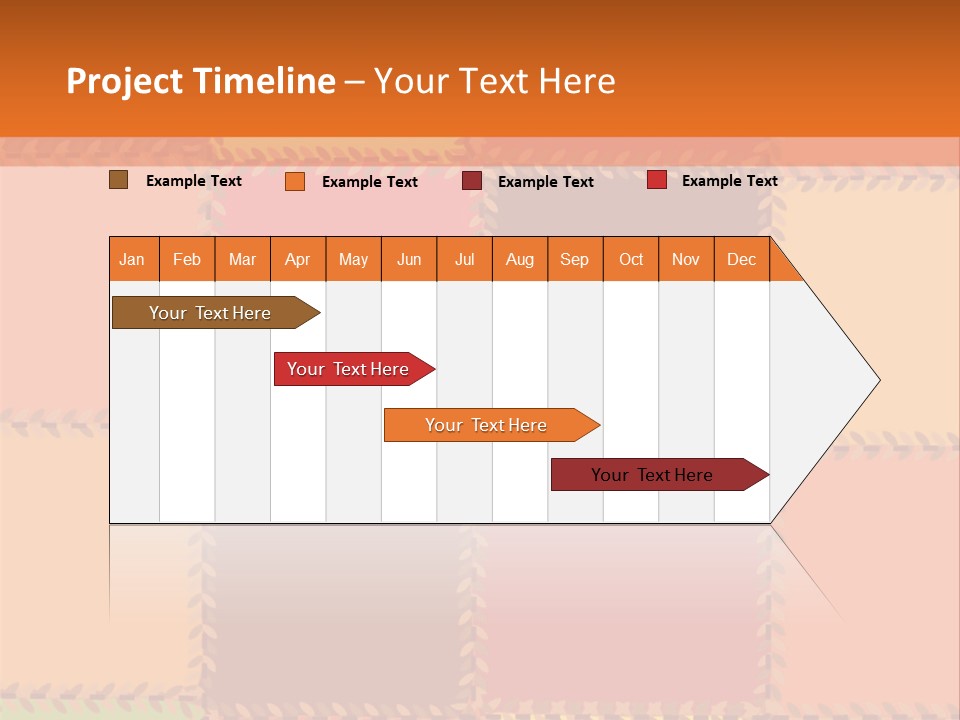 Sewn Tan Brown PowerPoint Template