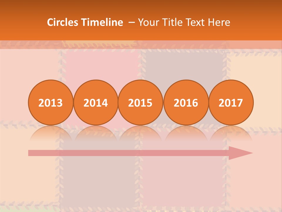 Sewn Tan Brown PowerPoint Template