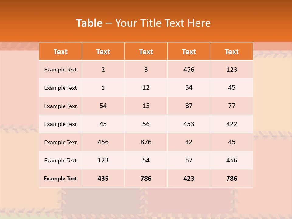 Sewn Tan Brown PowerPoint Template