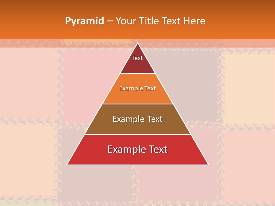 Sewn Tan Brown PowerPoint Template