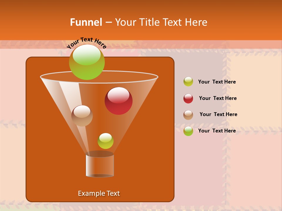 Sewn Tan Brown PowerPoint Template