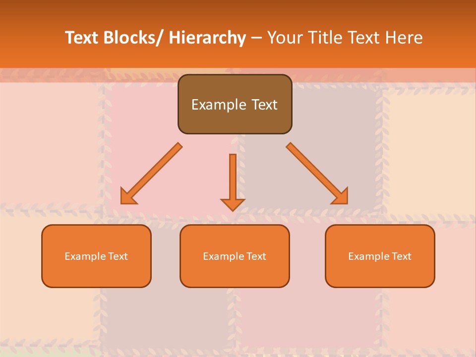 Sewn Tan Brown PowerPoint Template