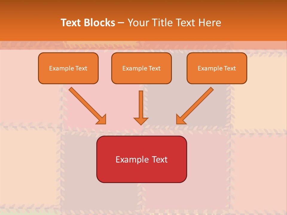 Sewn Tan Brown PowerPoint Template