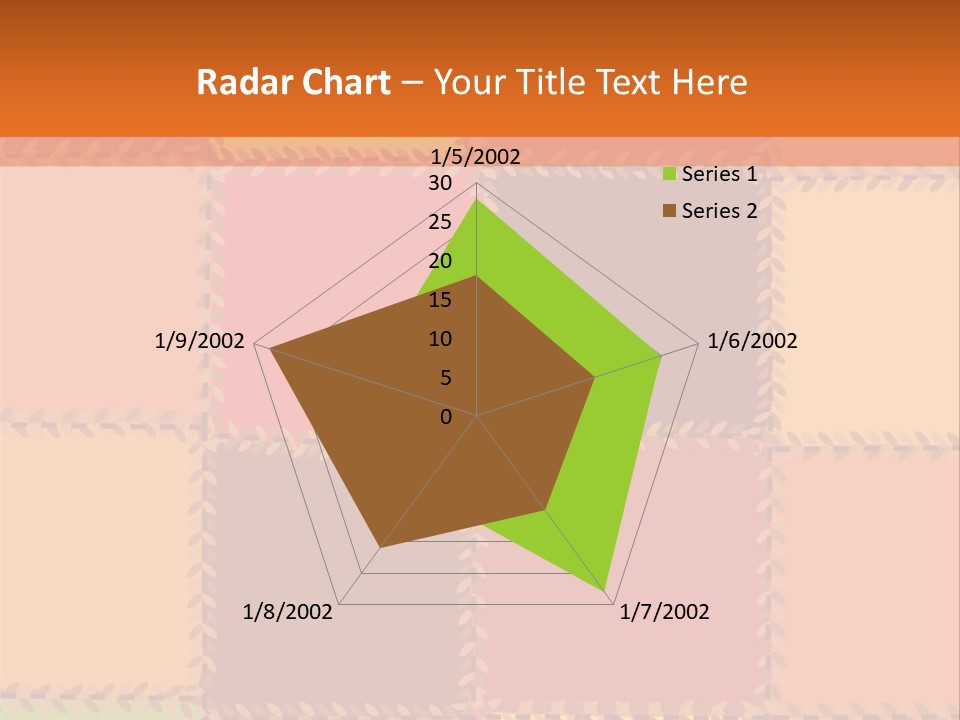 Sewn Tan Brown PowerPoint Template