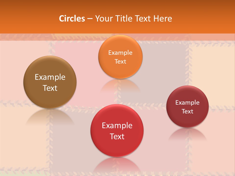 Sewn Tan Brown PowerPoint Template