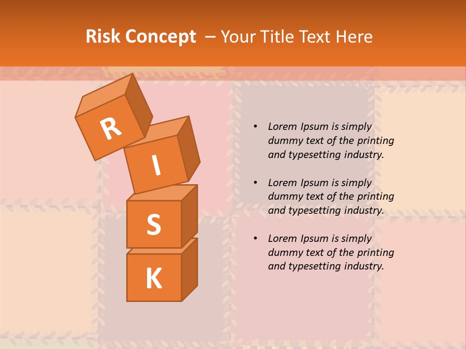 Sewn Tan Brown PowerPoint Template