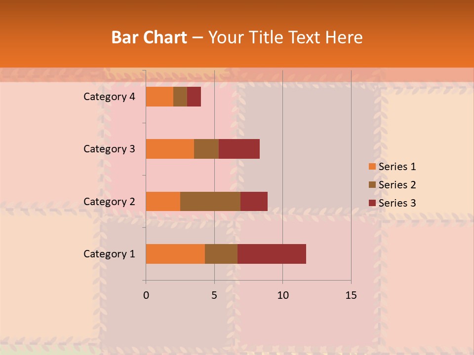Sewn Tan Brown PowerPoint Template