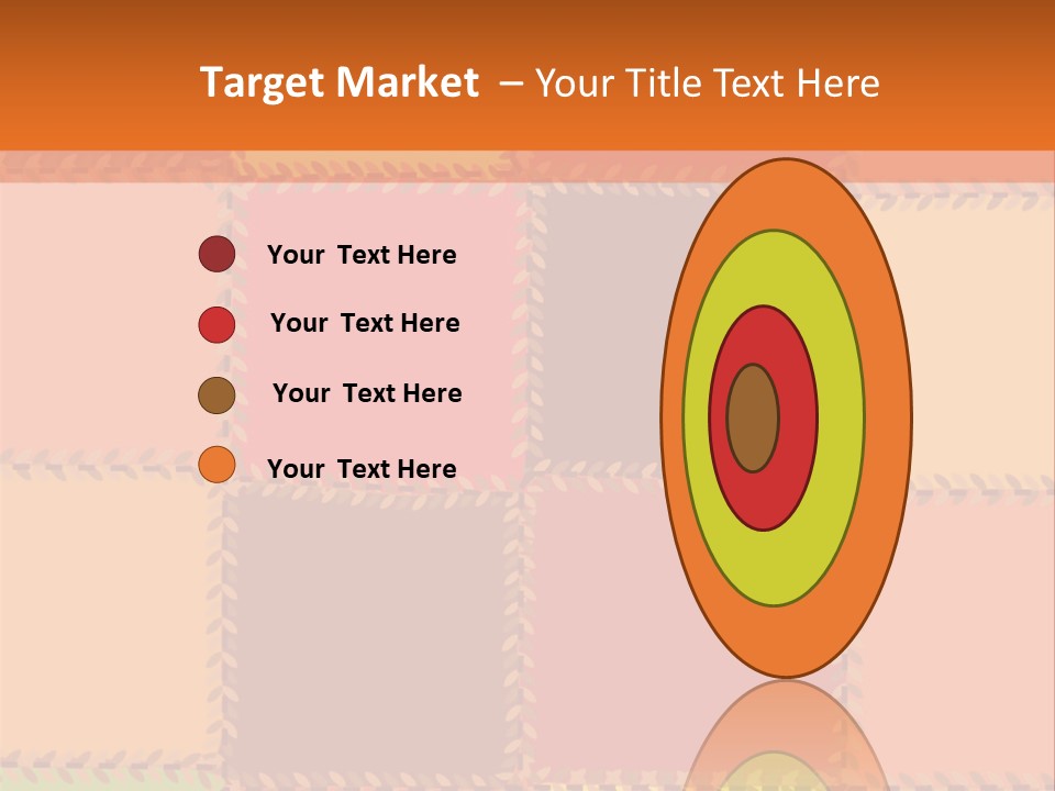 Sewn Tan Brown PowerPoint Template