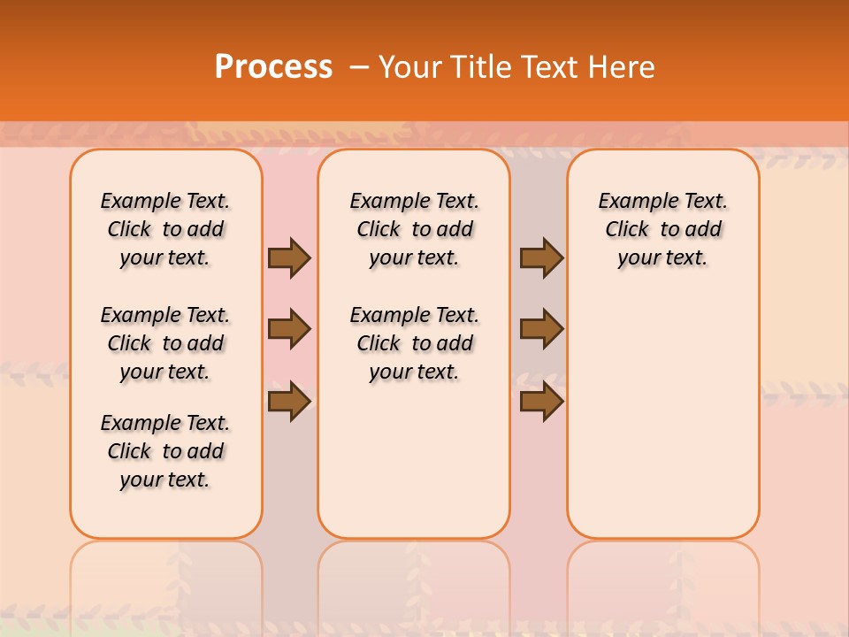 Sewn Tan Brown PowerPoint Template