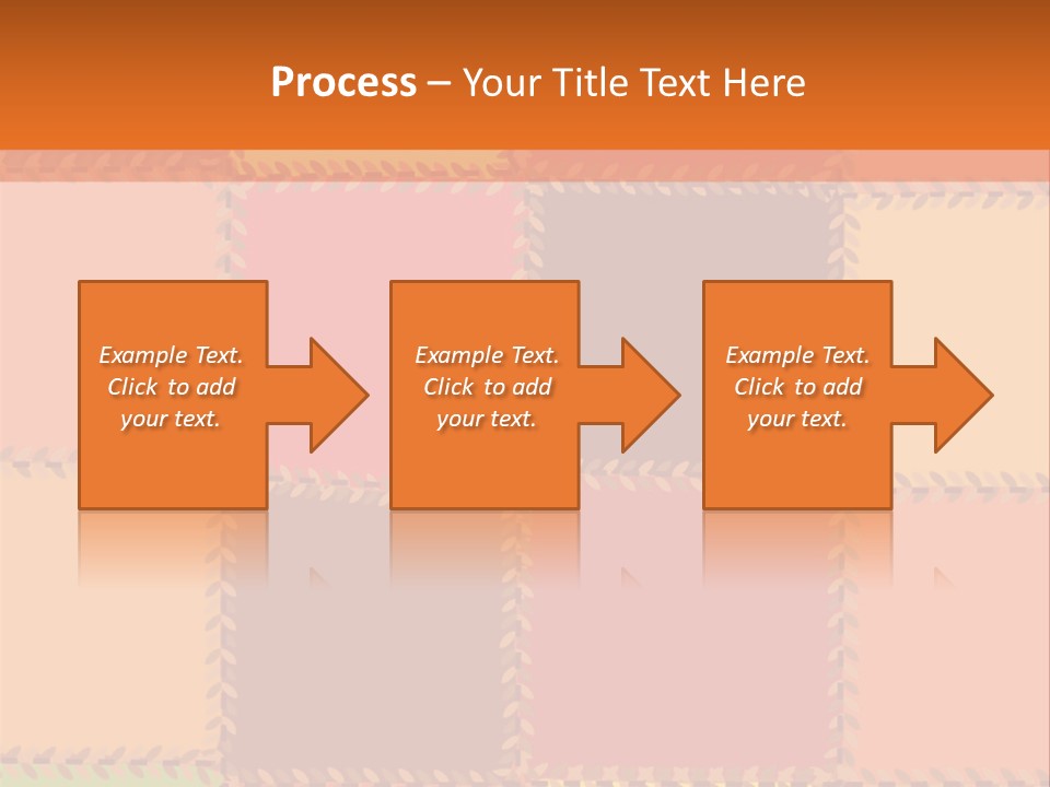 Sewn Tan Brown PowerPoint Template