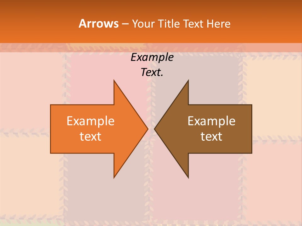 Sewn Tan Brown PowerPoint Template