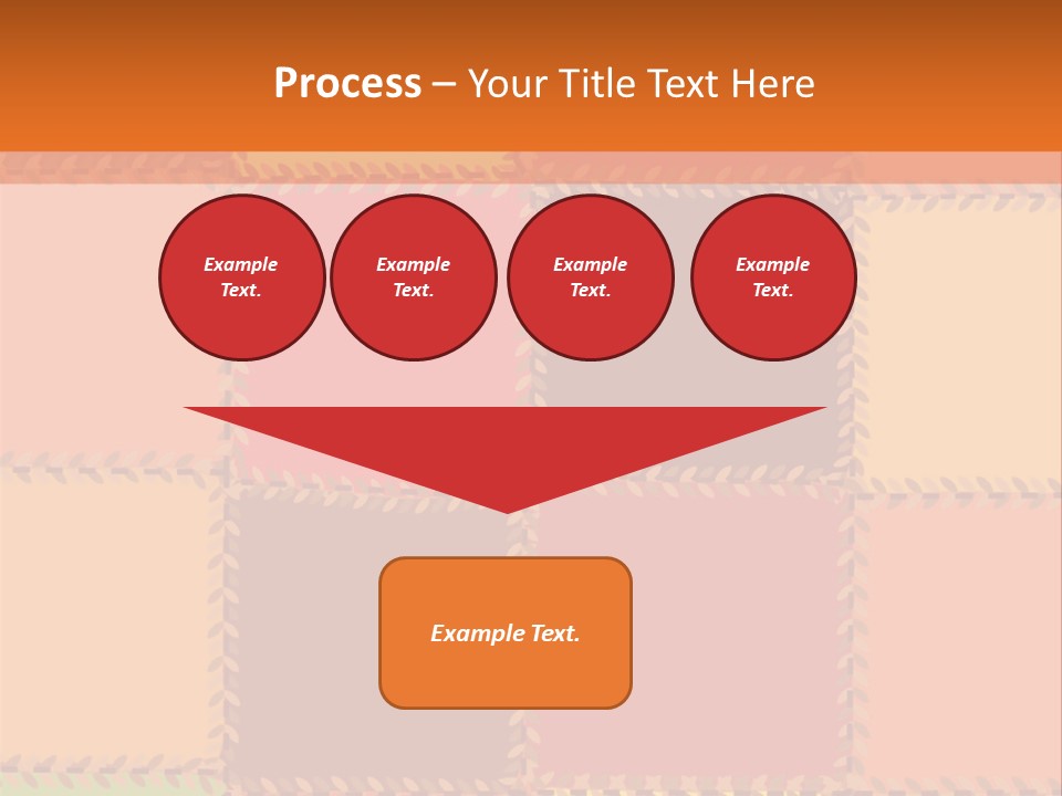 Sewn Tan Brown PowerPoint Template
