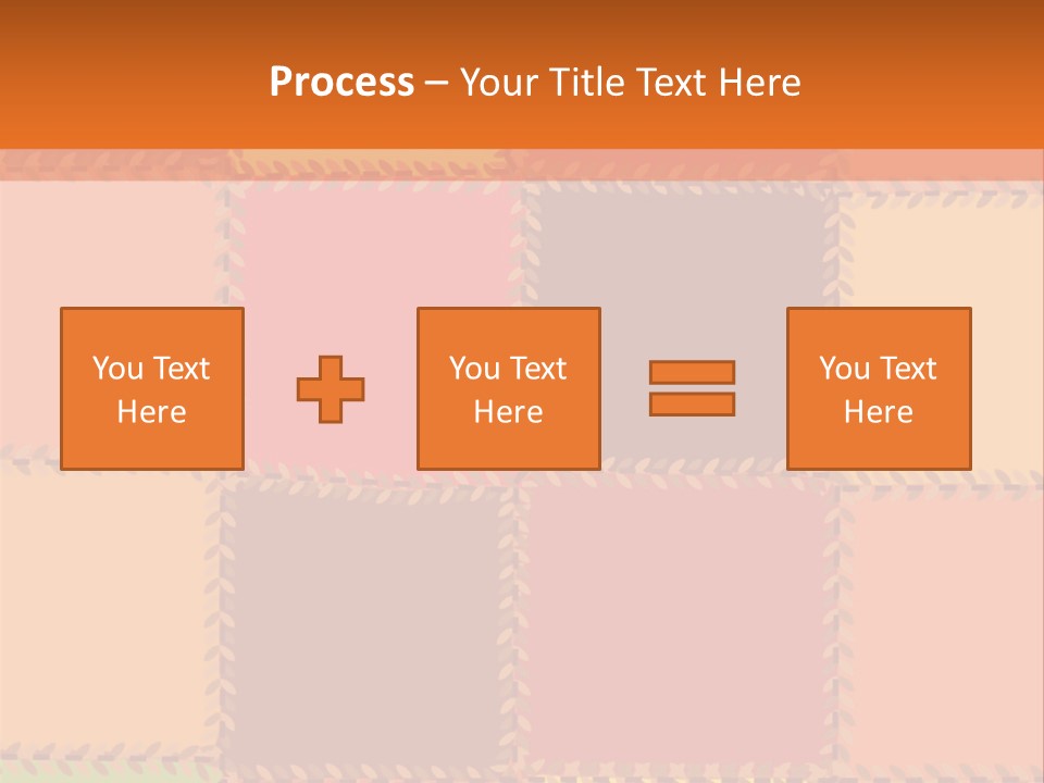 Sewn Tan Brown PowerPoint Template