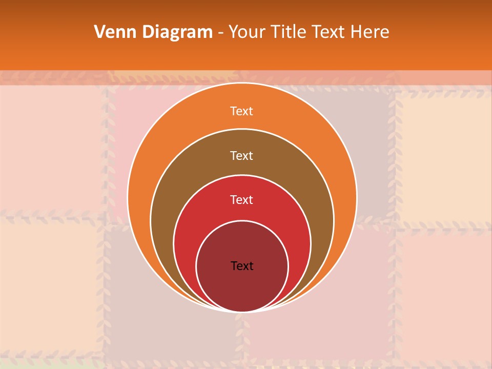 Sewn Tan Brown PowerPoint Template