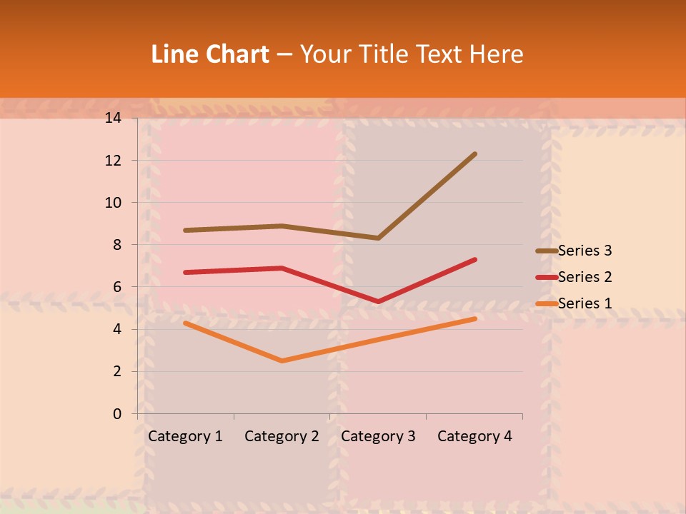 Sewn Tan Brown PowerPoint Template