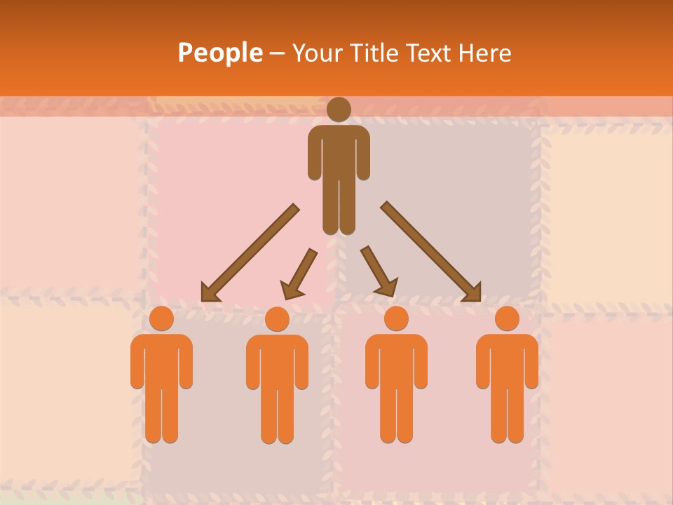 Sewn Tan Brown PowerPoint Template