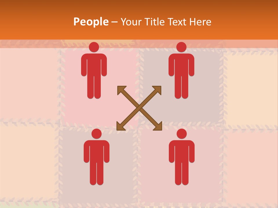 Sewn Tan Brown PowerPoint Template