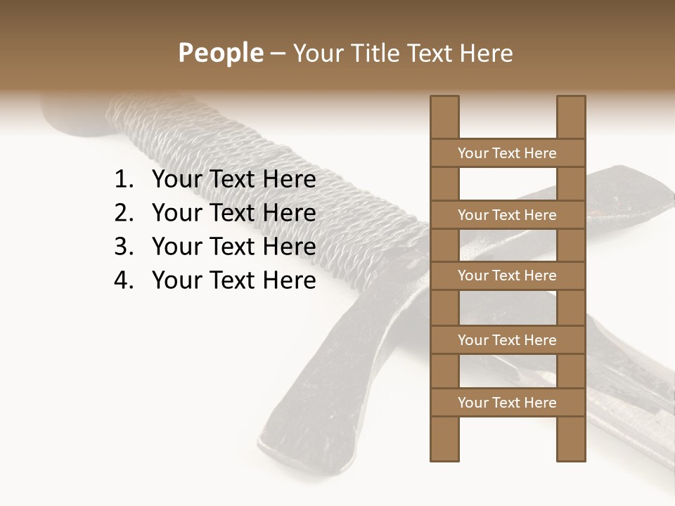 Sharp Isolated Chinese PowerPoint Template