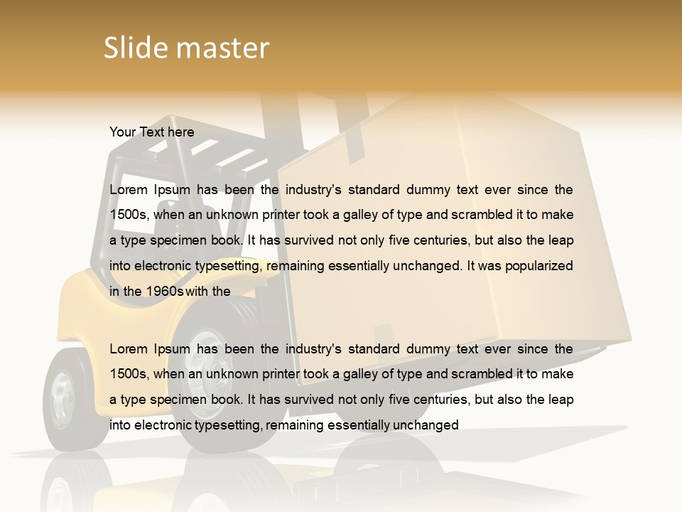 Forktruck Tore Package PowerPoint Template