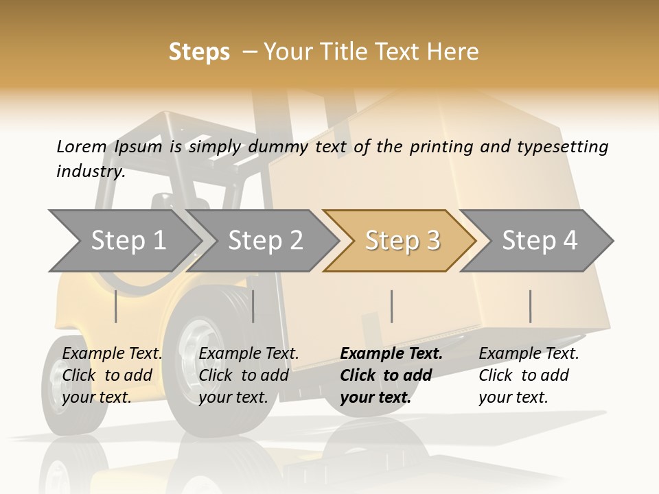 Forktruck Tore Package PowerPoint Template