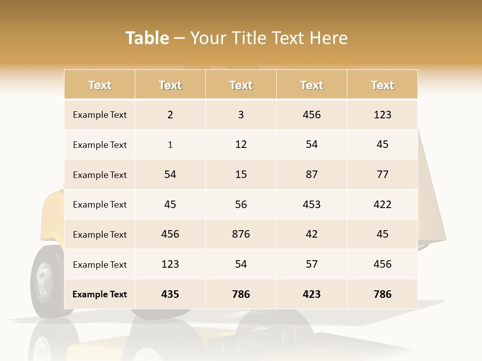 Forktruck Tore Package PowerPoint Template