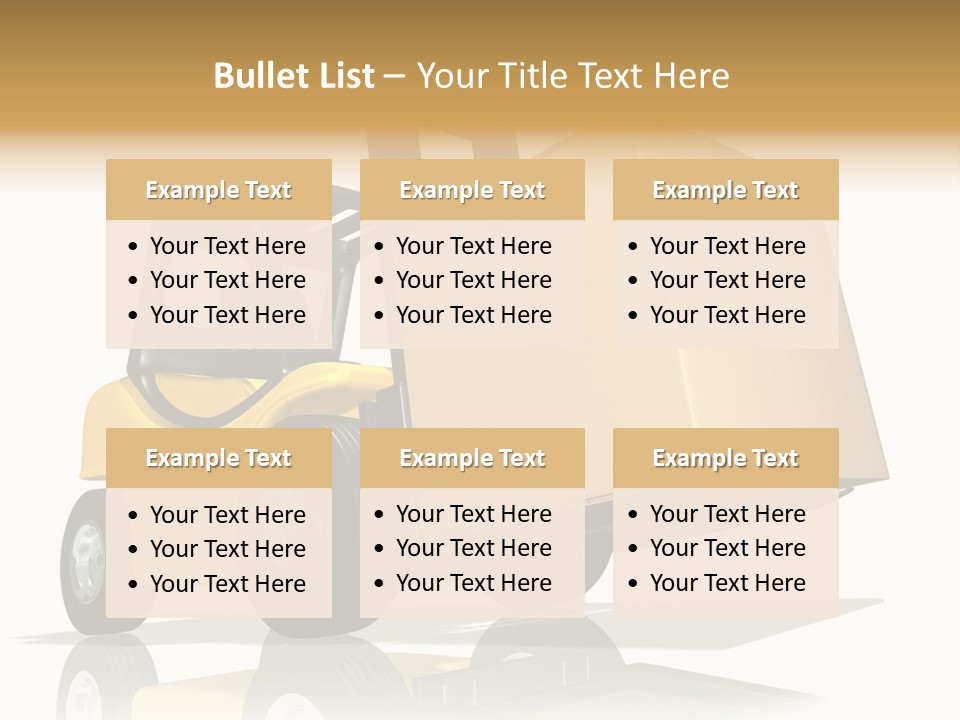 Forktruck Tore Package PowerPoint Template