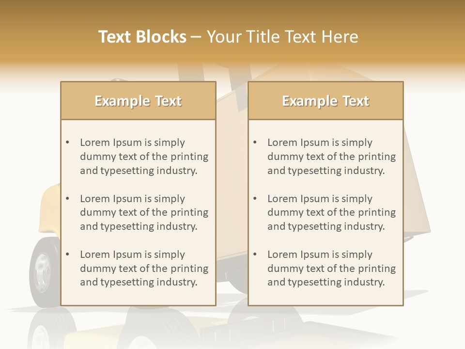 Forktruck Tore Package PowerPoint Template