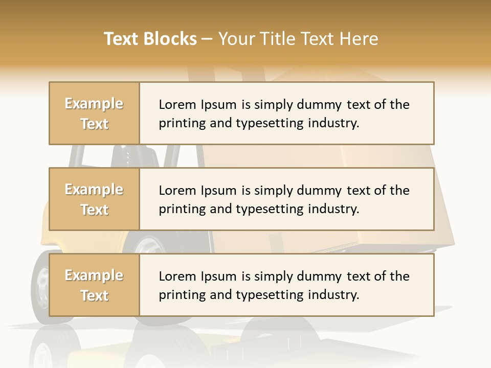 Forktruck Tore Package PowerPoint Template