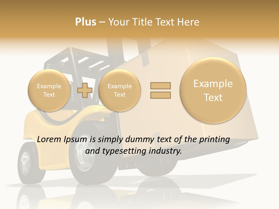 Forktruck Tore Package PowerPoint Template