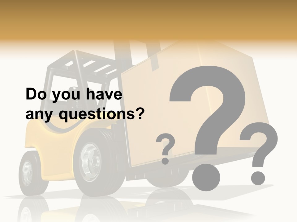 Forktruck Tore Package PowerPoint Template