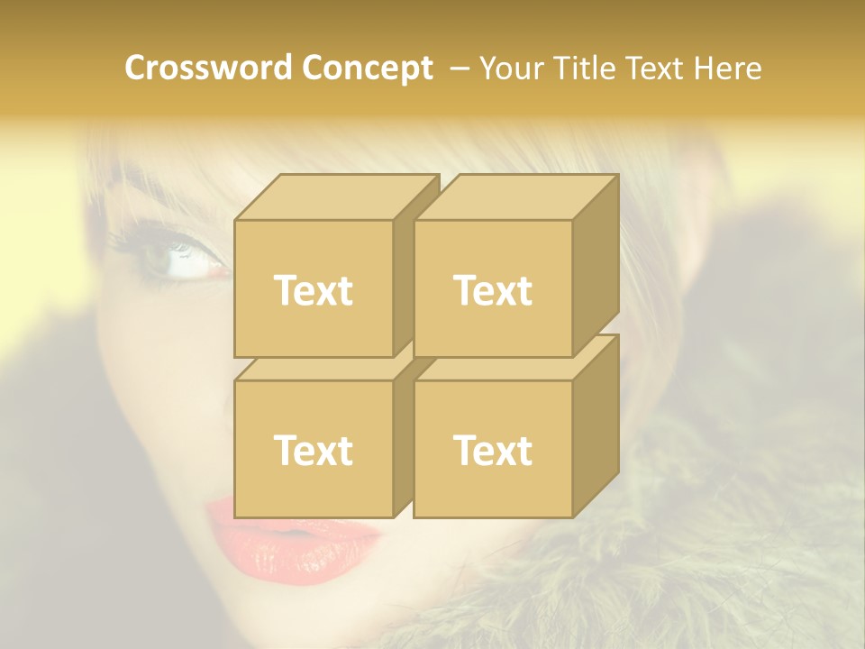 Colors Glamour Woman PowerPoint Template