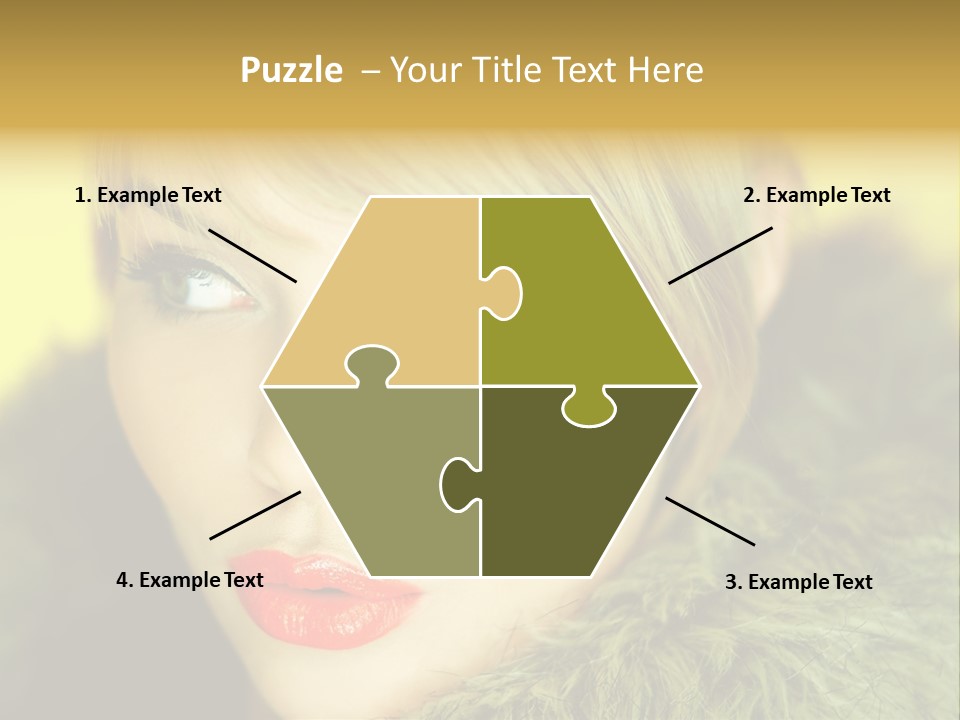 Colors Glamour Woman PowerPoint Template