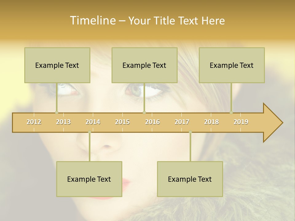 Colors Glamour Woman PowerPoint Template