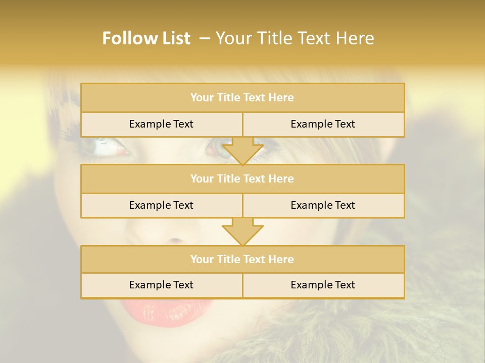 Colors Glamour Woman PowerPoint Template