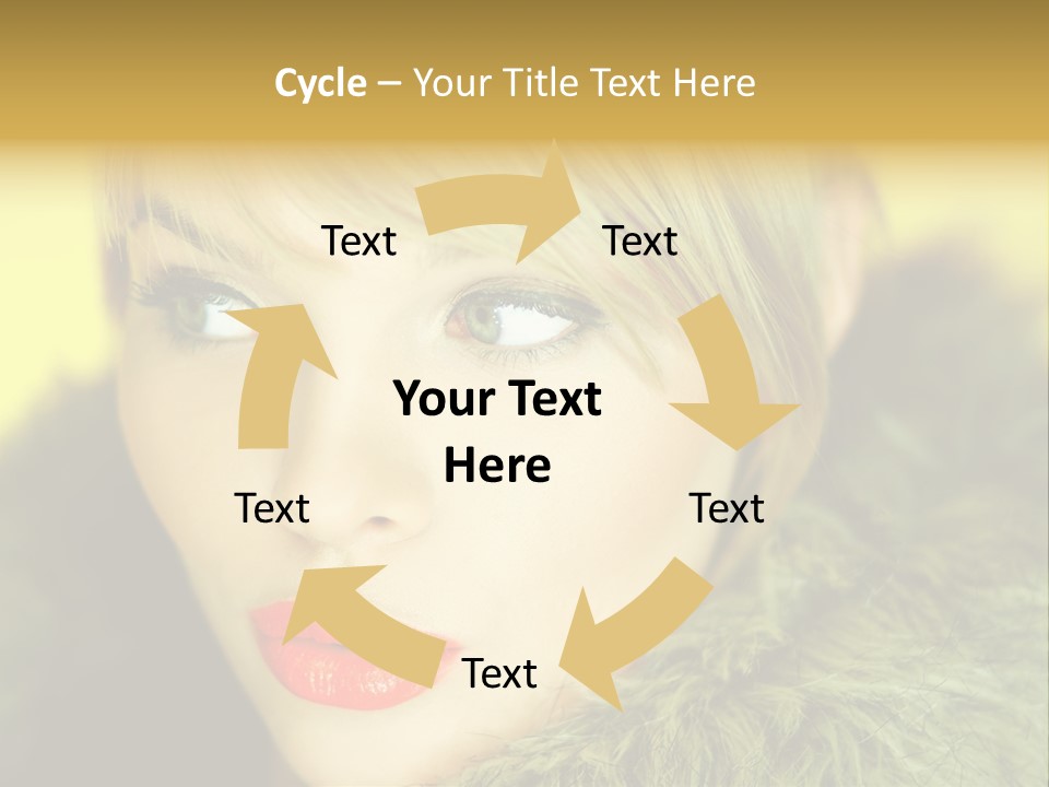 Colors Glamour Woman PowerPoint Template