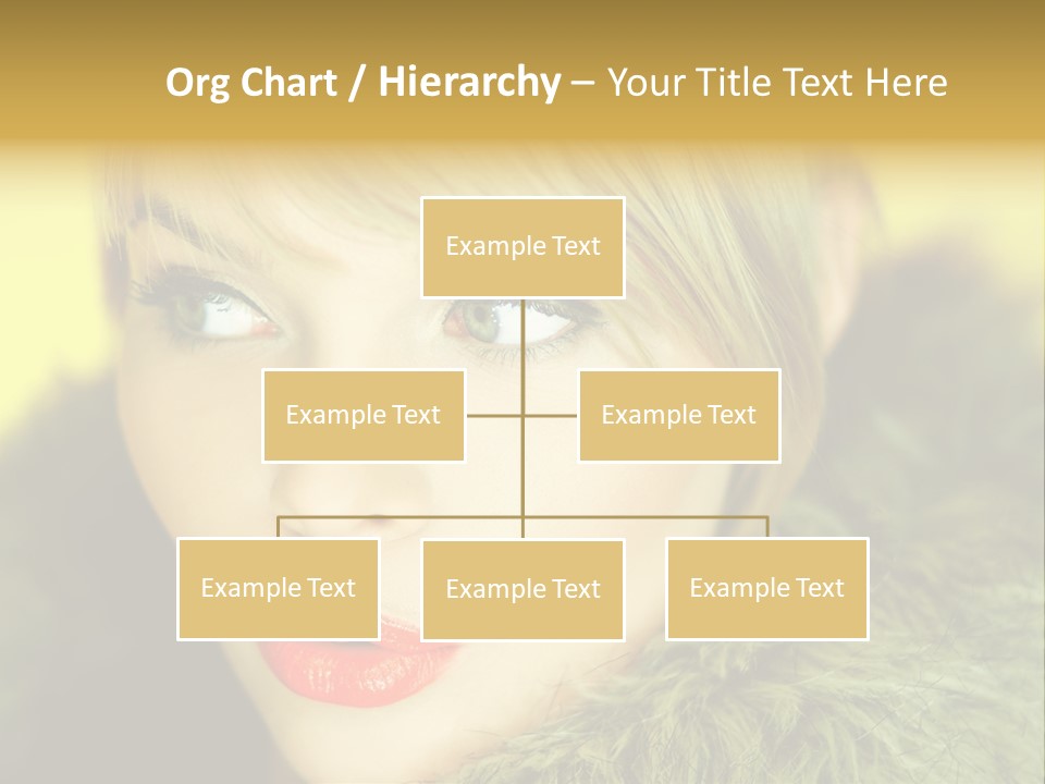 Colors Glamour Woman PowerPoint Template