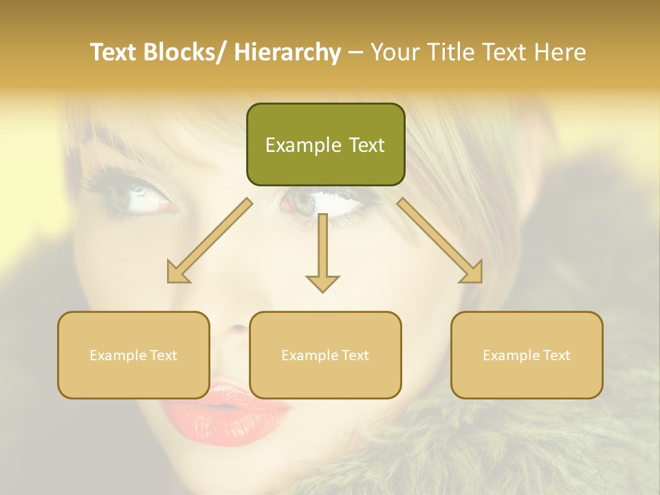 Colors Glamour Woman PowerPoint Template