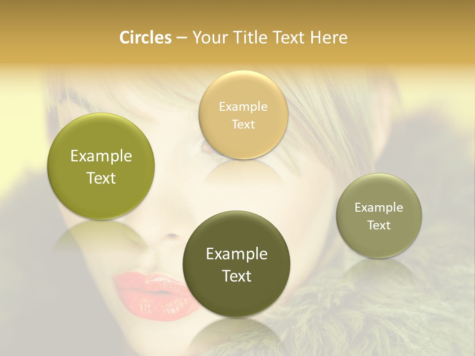 Colors Glamour Woman PowerPoint Template